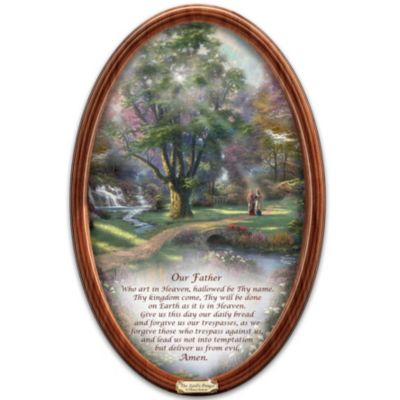 Thomas Kinkade Religious Collector Plate: Walk Of Faith