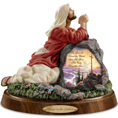 Thomas Kinkade Jesus Christ Sculpture: Prayer In The Garden