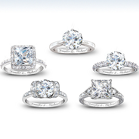 Personalized Diamonesk Ring: Bridal Ring