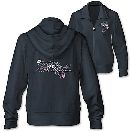 Nursing Womens Hoodie: The Art Of Caring