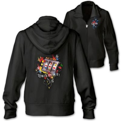 Women's Jacket: Lucky And Loving It Women's Hoodie