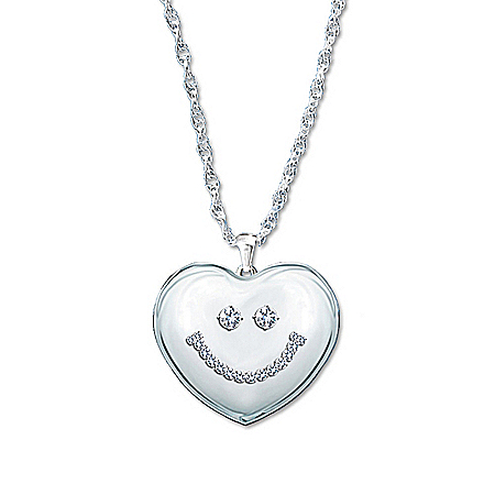Granddaughter Smile Pendant Necklace