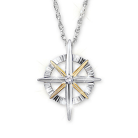Diamond Pendant Necklace: Light Of Faith Daughter Necklace