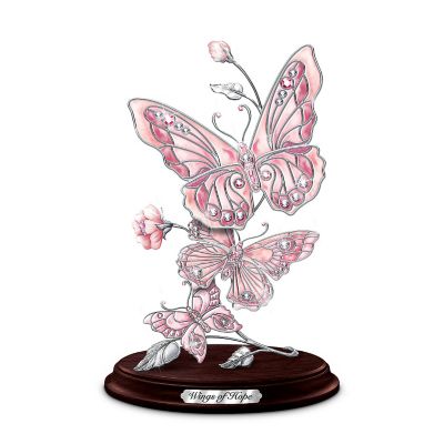 Breast Cancer Awareness Butterfly Sculpture: Wings Of Hope