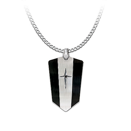 Mens Pendant: Protection And Strength For My Son Pendant Necklace