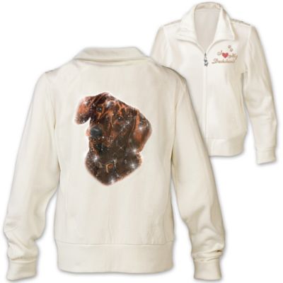 Womens Jacket: Doggone Cute Dachshund