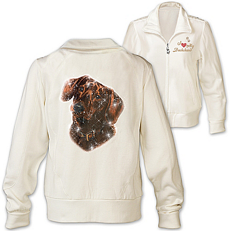 Women's Jacket: Doggone Cute Dachshund