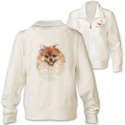 Women's Jacket: Doggone Cute Pomeranian