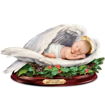 Sculpture: Thomas Kinkade Christmas Blessing Sculpture