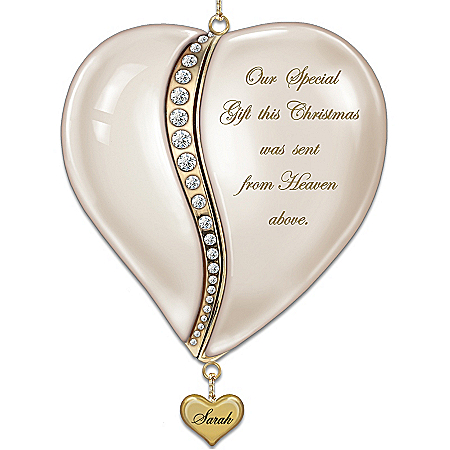 Personalized Baby's First Christmas Ornament: From The Heart