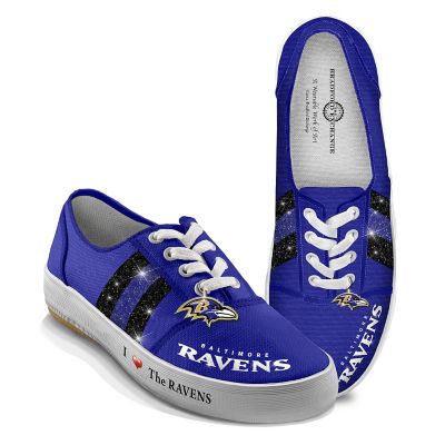 NFL Baltimore Ravens Women's Shoes: I Love The Ravens