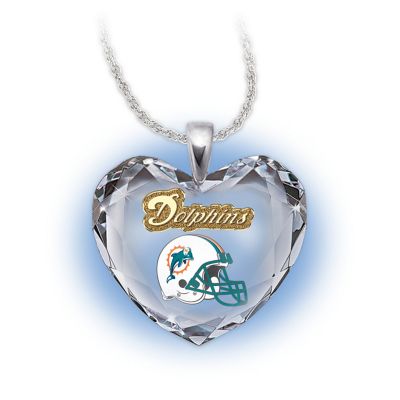 NFL Miami Dolphins Pendant Necklace: Go Dolphins!