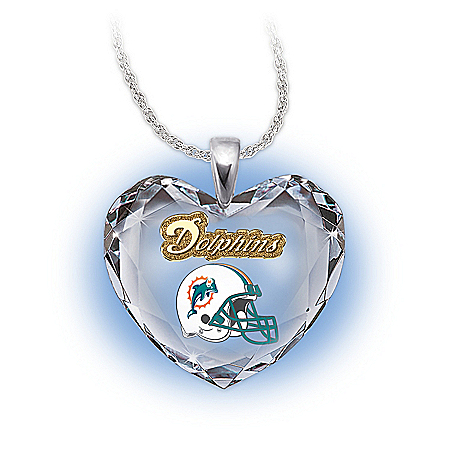 NFL Miami Dolphins Pendant Necklace: Go Dolphins!