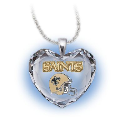 NFL New Orleans Saints Pendant Necklace: Go Saints!