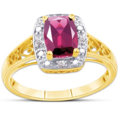 Ring: Perfection Garnet & Diamond Ring