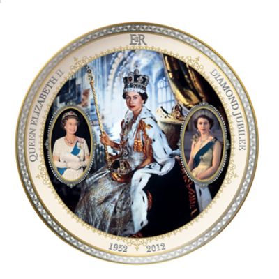 Collector Plate: Queen Elizabeth II Diamond Jubilee