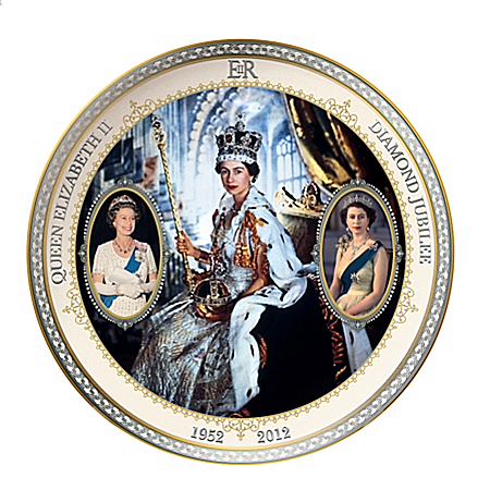 Collector Plate: Queen Elizabeth II Diamond Jubilee