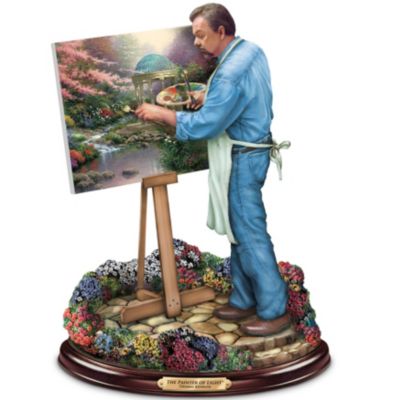 Thomas Kinkade Painter Of Light Sculpture