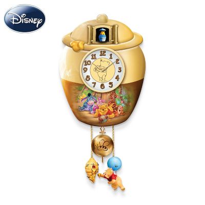 Winnie The Pooh Honey Pot Cuckoo Clock