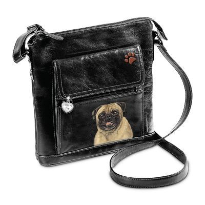 I Love My Pug Crossbody Bag