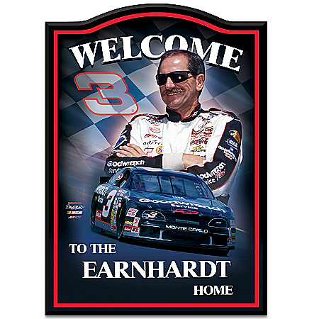 Welcome Sign: Dale Earnhardt Sr. Family Home Personalized Welcome Sign