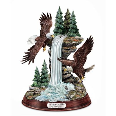 Sculpture: Sunrise Cascade Eagle Sculpture