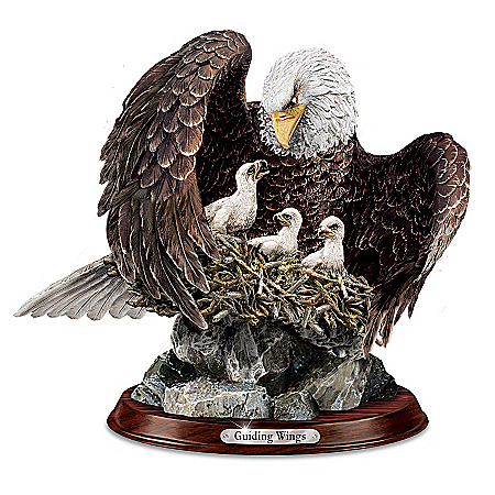 Bald Eagle Sculpture: Guiding Wings