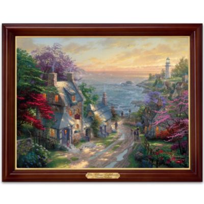 Wall Decor: Thomas Kinkade The Village Lighthouse Wall Decor