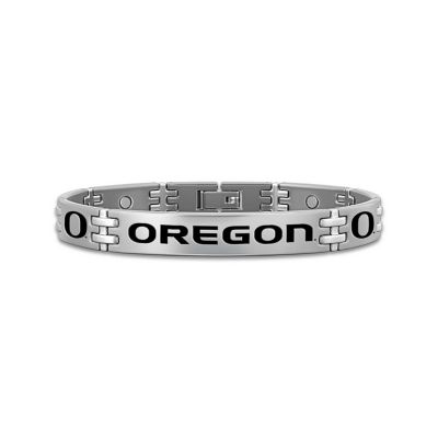 Oregon Ducks Men's Titanium Bracelet: Oregon Ducks Strong!