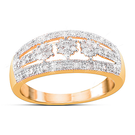 Ring: Majestic Diamond Cluster Ring