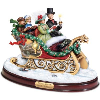 Sculpture: Thomas Kinkade Holiday Harmony Sculpture