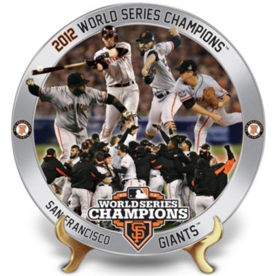 MLB 2012 World Series San Francisco Giants Collector Plate