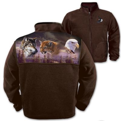 Men's Fleece Jacket: Wilderness Spirit