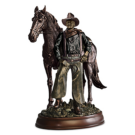 John Wayne: Western Great Cold-Cast Bronze Masterpiece Sculpture