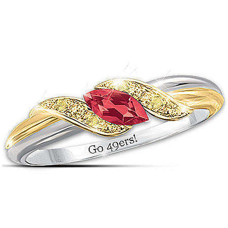 Embrace Women's Ring: Pride Of San Francisco