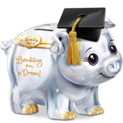 Banking On A Dream Graduation Personalized Piggy Bank