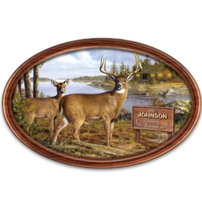 Collector Plate: Woodland Retreat Personalized Collector Plate