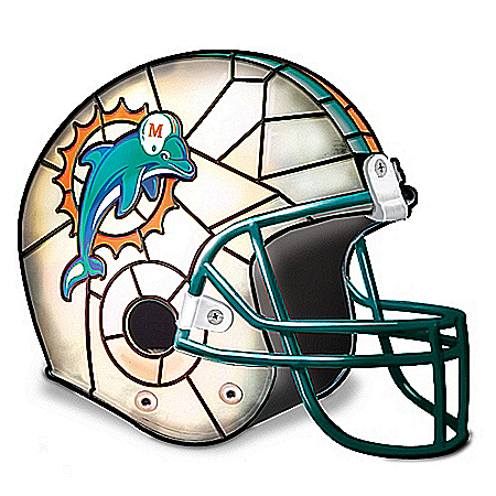 Miami Dolphins Football Helmet Accent Lamp