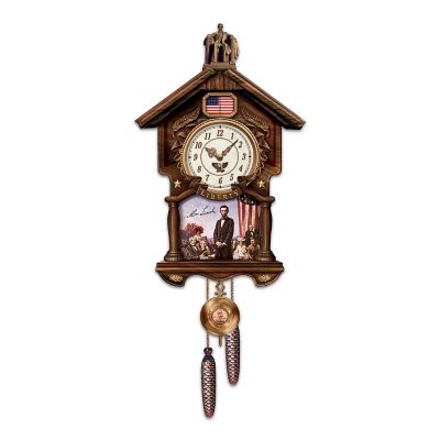 Abraham Lincoln: Timeless Valor Cuckoo Clock