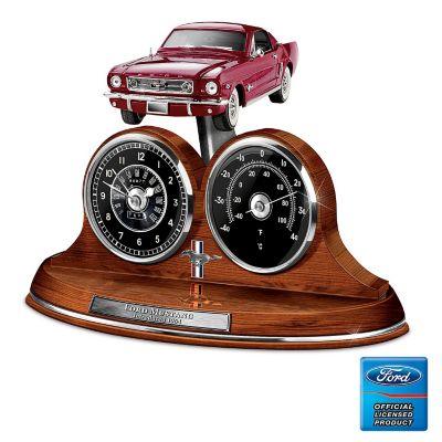 Ford Mustang Thermometer Clock