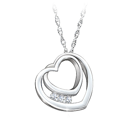 Topaz Pendant Necklace: Daughter, I'll Love You Forever