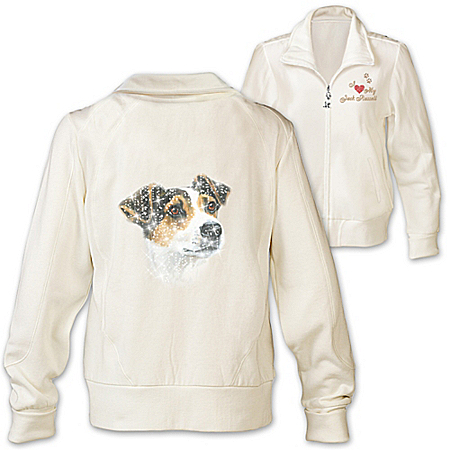 Women's Jacket: Doggone Cute Jack Russell Women's Jacket