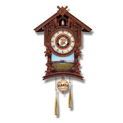 San Francisco Giants Cuckoo Clock