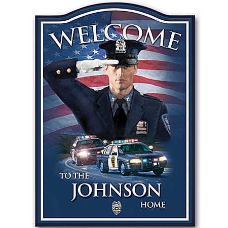 Wall Decor: A Hero's Welcome Personalized Welcome Sign Wall Decor