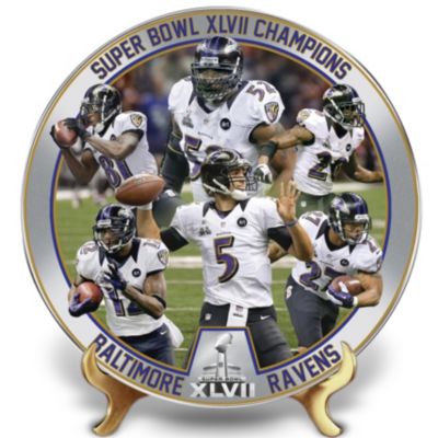 Collector Plate: Baltimore Ravens Super Bowl Champions