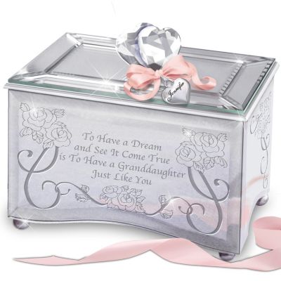 Personalized Music Box: Granddaughter, You're A Dream Come True