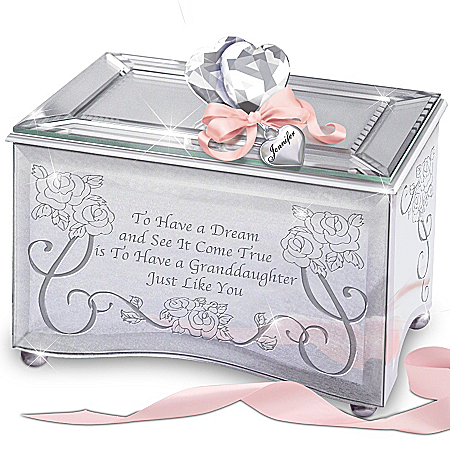 Personalized Music Box: Granddaughter, You're A Dream Come True