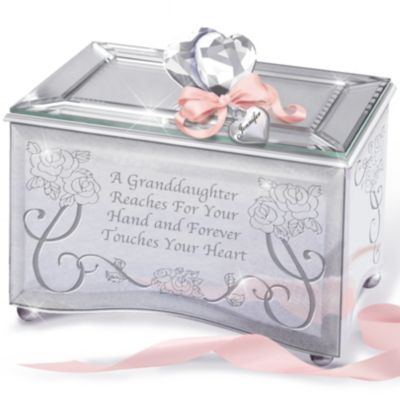 Personalized Granddaughter Music Box: You Forever Touch My Heart