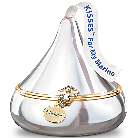 Music Box: KISSES For My Marine Personalized Music Box