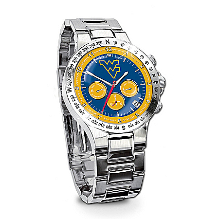 Mens Collector's Watch: West Virginia Mountaineers